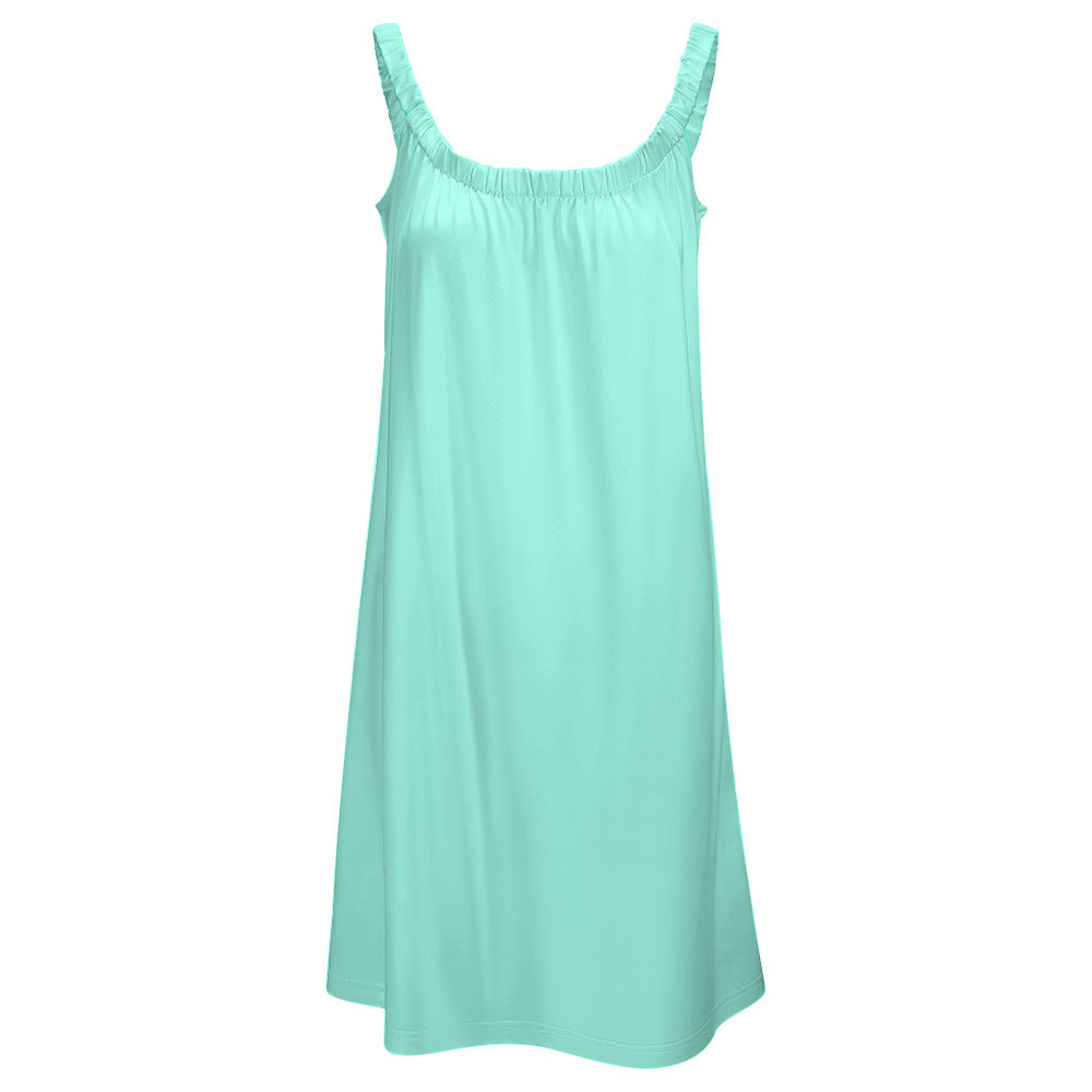 Vestido de tirantes para el verano (tallas hasta la 5XL)